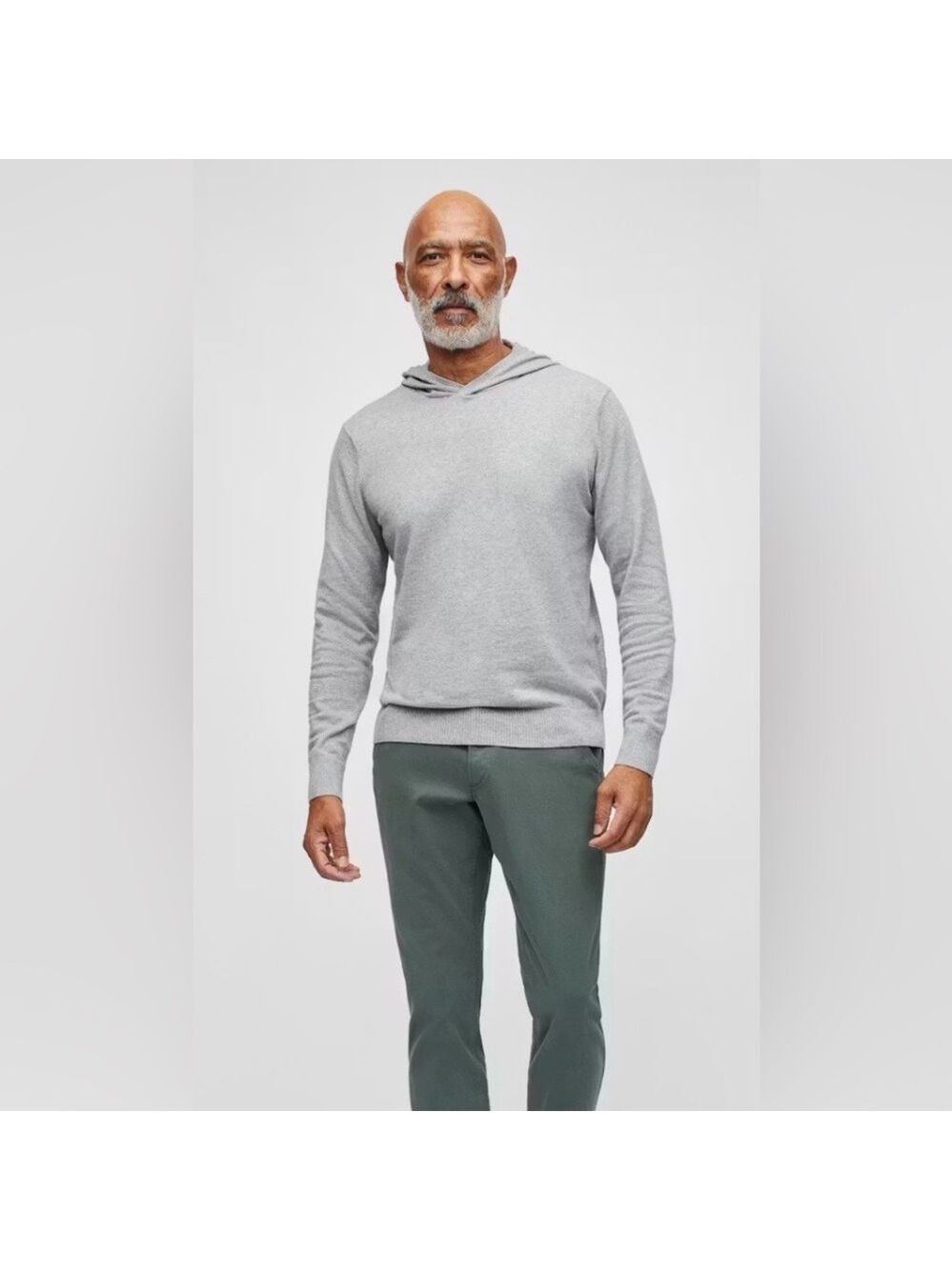 Bonobos Cotton Cashmere washable Gray Hoodie
